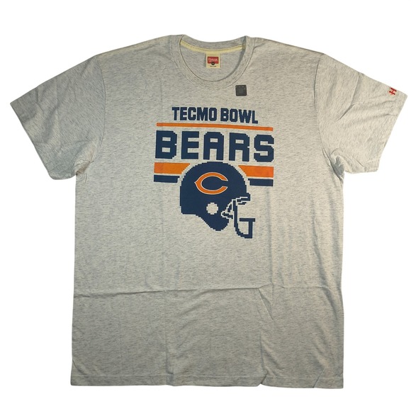 HOMAGE Other - Homage Tecmo Bowl Chicago Bears T Shirt Mens XXL Gray NFL Retro Graphic NWOT